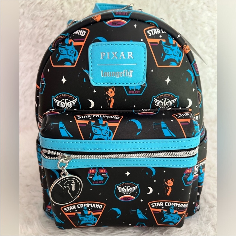 NWT Disney Pixar Toy Story Lightyear Loungefly Mini Backpack